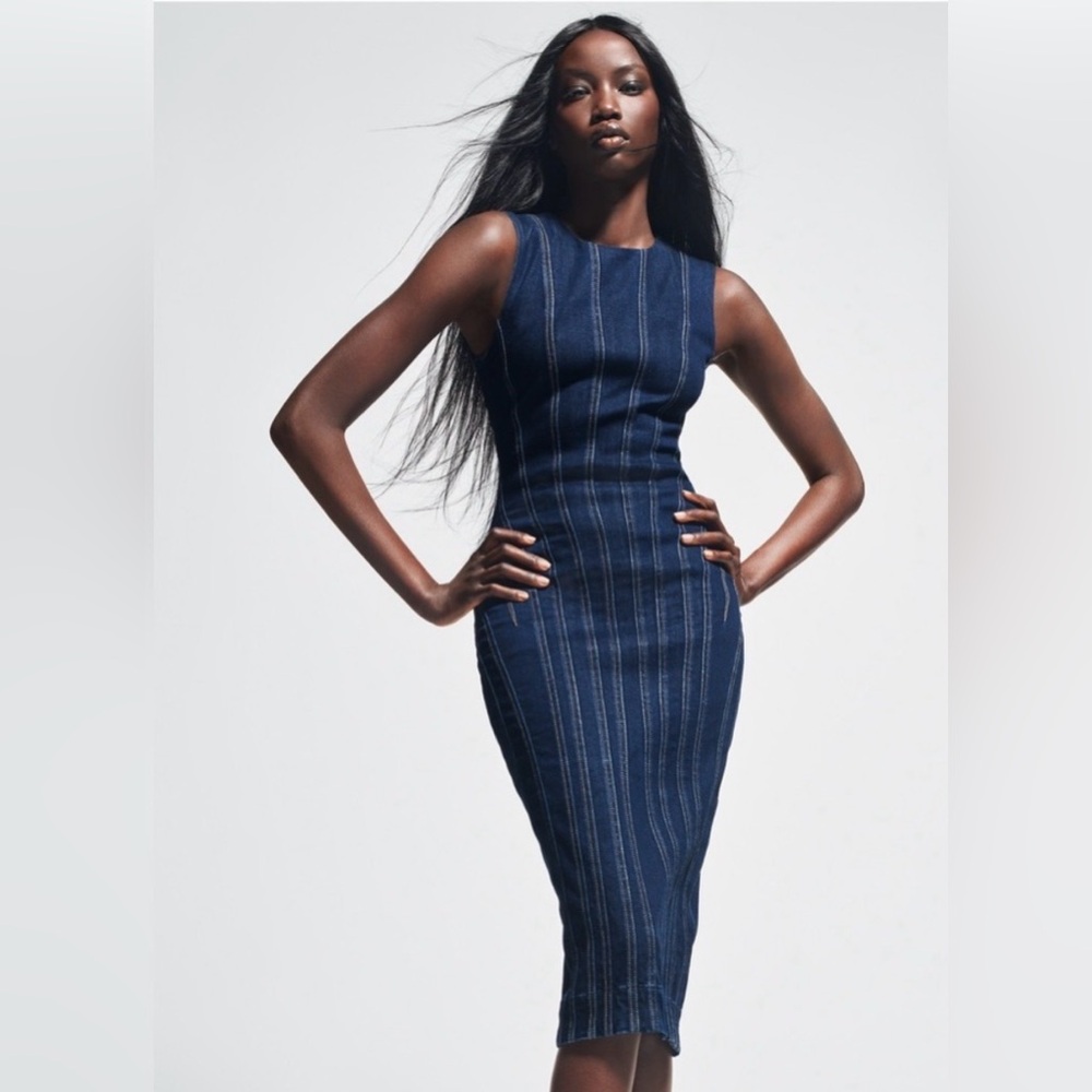 NWT Gap Studio Demi Sleeveless Midi Sheath Dress